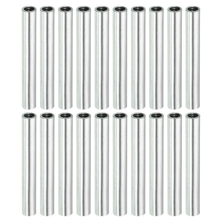 

Uxcell Round Coupling Nut M4x0.7mm 40mm Threaded Sleeve Connector Rod Bar Stud Tube 20 Pack
