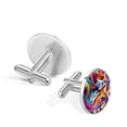 thumbnail image 3 of Unicorn Stylish Mens Cufflink Set for Formal Attire, Made of Stainless Steel, for Special Occasions, 3 of 6