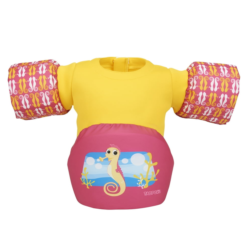 X2O Tadpool Seahorse Life Jacket 3050lbs, Red/Yellow