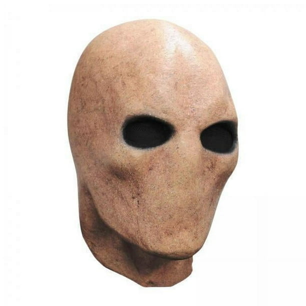 Máscara de alienígena,Máscara de alienígena realista adultos hombres aterradores con cuello,cara completa Disfraz de alienígena de Halloween mujeres Látex,Máscara de cabeza completa