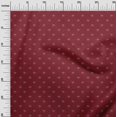 thumbnail image 3 of oneOone Tissu Viscose Chiffon Bordeaux Rétro Ours Matériel de Robe Tissu Imprimé Tissu au Mètre 42 Pouces de Large, 3 of 5