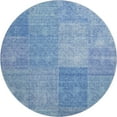 thumbnail image 2 of Addison Rugs Mayfield Washable Transitional Patchwork Denim Round Rug, 8' x 8', 2 of 5