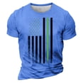 thumbnail image 1 of Camisetas de Manga Larga para Hombres Imprimir Casual Cuello Redondo Camiseta de Manga Corta, Camisetas de Manga Larga para Hombres Algodón, 1 of 4