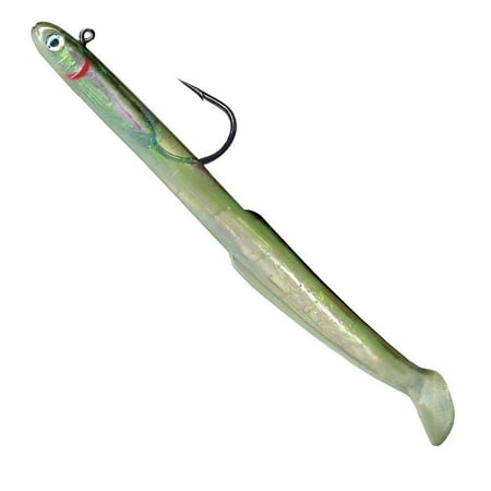 Tsunami HWE9-2-3 Holographic Weighted Sand Eel Lure 9 2pk Black Back