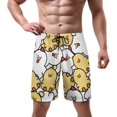thumbnail image 2 of NICKSUN Men's Swim Trunks, Cute Print Quick Dry Summer Board Beach Shorts with Mesh Lining and Pockets, 2 of 6