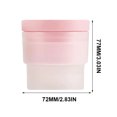 thumbnail image 2 of Molde Silicona Circular Hockey Hielo con Tapa para Té Whisky Café Rosa, 2 of 3