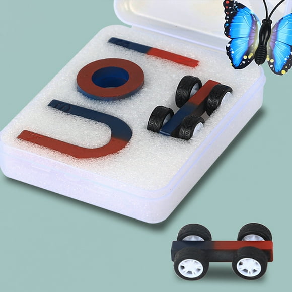 Lubelski 1 Set Magnet Experiment Tool U-Shaped Early Leaning Compact Bar Ring Horseshoe Magnets Basic Physics Aids Tool for Kids