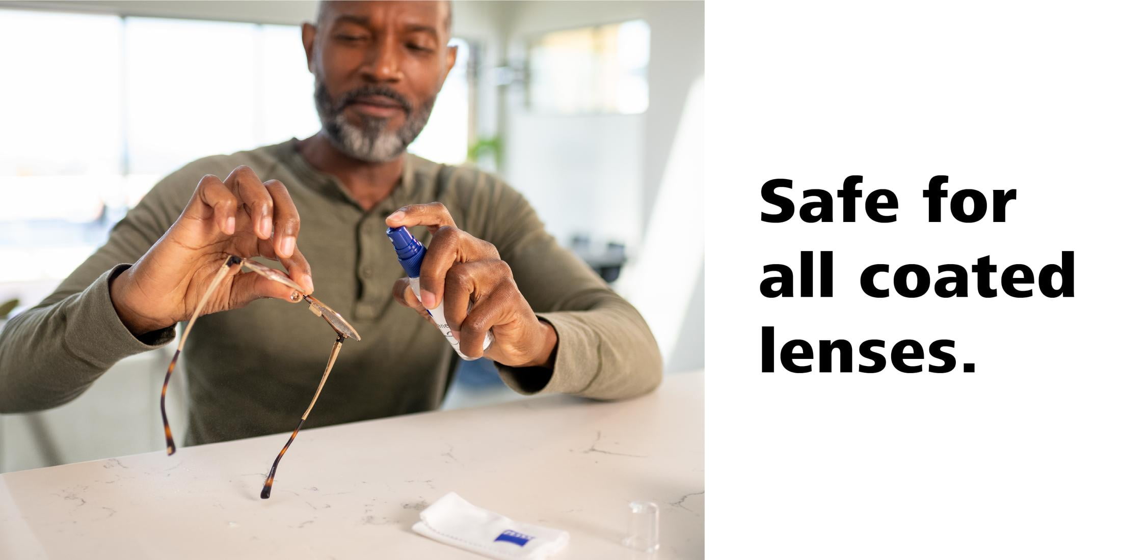 ZEISS Lens Cleaner Spray for Cleaning Eyeglasses, Used in Conjunction with Wipes, 8 fl oz