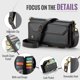 thumbnail image 5 of Cartera cruzada para iPhone Air 【Bloqueo RFID】con ranura para billetes y cremallera para 10 tarjetas, correa de hombro magnética de cuero PU suave para iPhone Air Wallet Case para mujer, 5 of 9