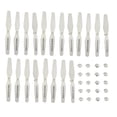 thumbnail image 2 of Hélices de Plástico Zulema 20 Piezas con Tapa 8807 8807W Blanco, 2 of 8