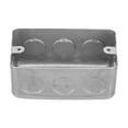 thumbnail image 4 of Himition Metal Electrical Box Single Gang Electrical Box Deep Junction Box Metal Galvanized Electrical Box Drawn Construction, 4 of 6