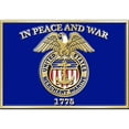 thumbnail image 2 of EagleEmblems B0150 Buckle-Merchant Marine (3.125''), 2 of 3