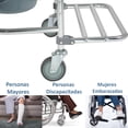 thumbnail image 3 of Silla de Baño Adulto Ducha Comodo Discapacitados Nanofort Asiento 3 en 1, 3 of 8