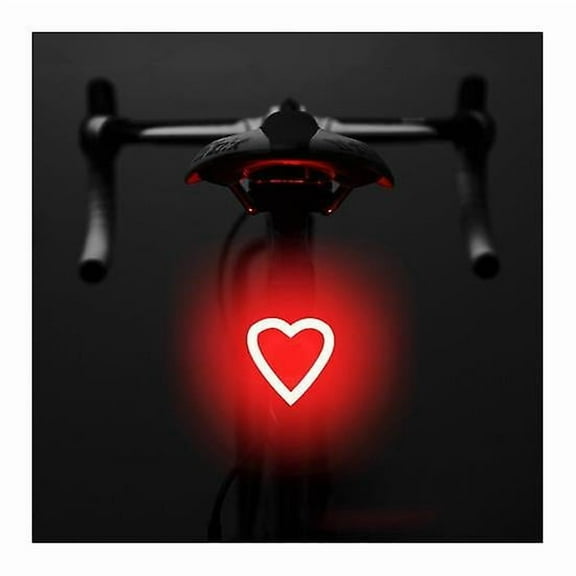 Bicycle tail light high brightness waterproof multiple lighting modes rechargeable bicycle safety warning tail light