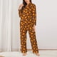 thumbnail image 2 of Fotbe Chicken Legs 1 Conjunto de Pijama de Manga Larga para Mujer con Estampado, Ropa de Dormir de 2 Piezas, Conjunto de Casa Suave y Cómodo con Bolsillos-XX-Large, 2 of 7