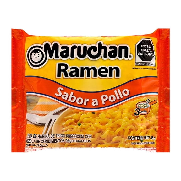 Sopa instantánea Maruchan ramen sabor pollo 85 g