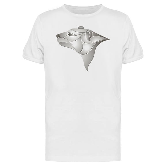Polar Bear Head Wavy T-Shirt Men -Image by Shutterstock, Male Small