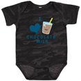 thumbnail image 3 of Inktastic I Love Chocolate Milk Boys or Girls Baby Bodysuit, 3 of 5