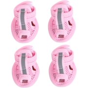 4pcs Blue Sandals Sneaker Sandals Sneaker Boots Summer Shoes for Dogs Boots for Small Dogs Dog Sandals Soft Puppy Shoes Pet Dog Shoes Pink Water Proof Boots Dog Blue Boots