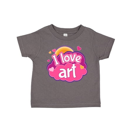 

Inktastic Artist I Love Art Gift Toddler Toddler Girl T-Shirt