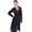 Black, variant on Scully Women's Women'S Boar Suede Fringed Maxi Coat - L19-81 Medium US