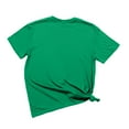 thumbnail image 3 of T-shirts pour Femmes Trapstar T-Shirt Imprimé pour Femmes Décontracté Graphique Filles Juniors Manches Courtes T-Shirt Fantaisie Hauts avec Col Rond (Vert, 3TG), 3 of 3