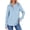 Blue, variant on Viadha Womens Zip Up Hoodies Loose Sweatshirt Casual Long Sleeve Shirts for Women Pullover Tops with Pockets