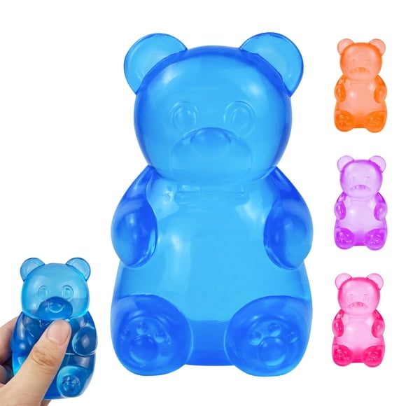 Juguete Squishy Oso tngtswwcv de silicona para aliviar el estrés, 8 cm