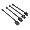 thumbnail image 1 of Pendías de Mesa Plegables de Servicio Pesado de 4 piezas, Patas de Muebles de metal de Hierro Resistentes Con Relleno de Silicona para Mesas de Café para Campamentos negros, 1 of 7