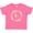 Hot Pink, variant on Inktastic Llama Rose Flower Wreath Girls Baby T-Shirt