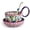 Polish Garden, variant on Handmade Loop Handle Soup Bowl ,Microwave Safe