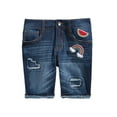 thumbnail image 4 of Imperial Star DIY-Patch Denim Bermuda Shorts, Blue, 14 REG, 4 of 4