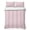 Baby Pink, variant on 3 Pieces Queen Quilt Set,Minimalist Black Gradient Stripe Soft Bedding Sets with 1 Quilt & 2 Pillow Shams,Modern Geometric Line Summer Bedspread Lightweight Coverlet Comforter for All Season