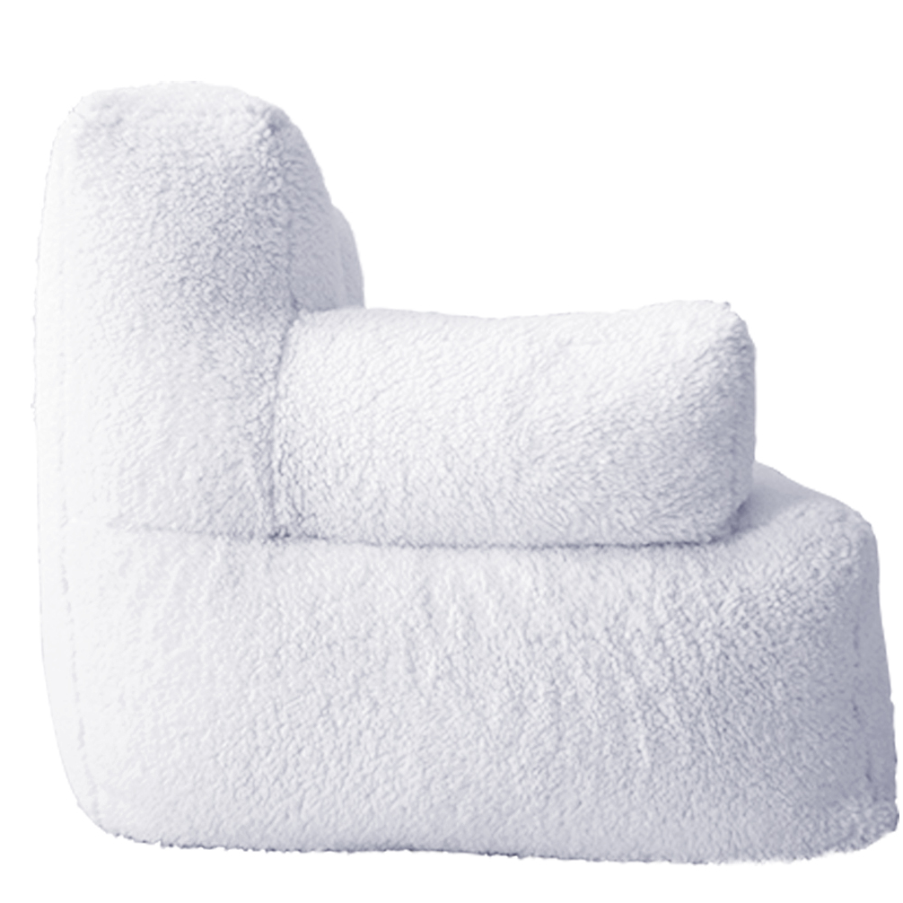 sherpa cozy bean bag lounger