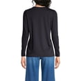 thumbnail image 2 of Lands' End Women's Petite Supima Cotton Relaxed Long Sleeve Crew Neck T-Shirt, 2 of 5