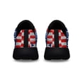 thumbnail image 4 of God Bless America American flag Wreath Cardinal Shoes Sneakers Black Size 13, 4 of 7