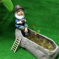 thumbnail image 4 of Flmtop Belle Forme Homme Pêche Statue Décor Adorable Modèle de Statue en Résine à la Main pour le Jardin, 4 of 8