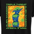 thumbnail image 3 of Toy Story - Aliens Triple Threat - Women's Short Sleeve Graphic T-Shirt, 3 of 5