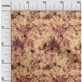 thumbnail image 2 of oneOone Polyester Spandex Yellow Fabric Abstract Floral Fabric For Sewing Printed Craft Fabric By The Yard 56 Inch Wide-1ra, 2 of 5