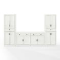 Crosley Tara 3 Piece Sideboard and Pantry Set