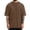 Brown, variant on NinXxx Men's Fashion Short Sleeve Oversize Solid Casual Tee Hot Pink L