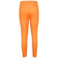 thumbnail image 6 of Riforla Womens Capris for High Waist Stretch Leggings Slim Fitting Yoga Pants Athletic Exercise Workout Capris Womens Summer Pants Orange M, 6 of 7