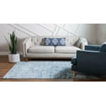 thumbnail image 4 of Rugs.com Lattice Trellis Collection Rug – 7' x 10' Blue Low-Pile Rug Perfect For Living Rooms, Large Dining Rooms, Open Floorplans, 4 of 9