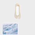 thumbnail image 4 of Women IceâSilk SplitâToe NoâShow Socks, Nonâ LowâCut Invisible Tabi Boat Socks Thin Breathable Liner Socks for Flats, 4 of 6