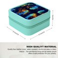 thumbnail image 2 of Shiartex Fantasy Art PU Leather Jewelry Box Organizer for Necklace, Ring, Earring Storage Green, 2 of 5