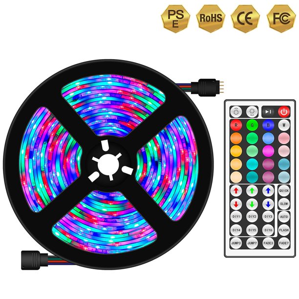 Tira de luces Led 2835rgb, tira de luces que cambian de Color para decoración del hogar, 5m, música, luces Led que cambian de Color, Control de aplicaciones, luces Led