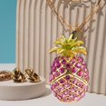 thumbnail image 6 of Wiywef Bejeweled Pineapple Trinket Box Alloy Pineapple Organizer Jeweled Enamel Jewelry Box Mini Ring Earrings Storage Hand Painted Trinket Box Home Decor, 6 of 7