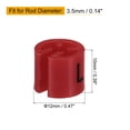 thumbnail image 2 of Unique Bargains Clothes Hanger Markers Tags, Fit 3.5mm Rod Garment Hanger Clips L Red, 2 of 7