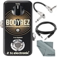 thumbnail image 1 of TC Electronic BodyRez Acoustic Pickup Enhancer Pedal and Accessory Bundle w/ Cables + Fibertique Cleaning Cloth, 1 of 5