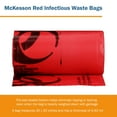 thumbnail image 6 of McKesson Infectious Waste Bags - Star-Sealed Bottom, 0.43 mil - Red, 10 gal - 15 gal Capacity, 500 Ct, 6 of 6